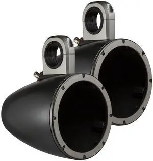 Kicker KMTES8 Tower Enclosures for 8-Inch (200mm) Drivers, Pair, Black