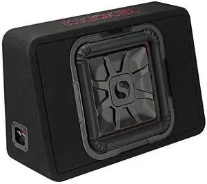 Kicker 46TL7T122 TL7T 12" (30cm) Solo-Baric Subwoofer in Thin Profile Enclosure, 2-Ohm, 600 Watt