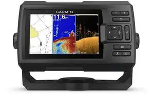 Garmin 010-01872-00 STRIKER 5CV with Transducer, 5" GPS Fishfinder, CHIRP Traditional And ClearVu Scanning Sonar Transducer, Built In Quickdraw Contours Mapping Software