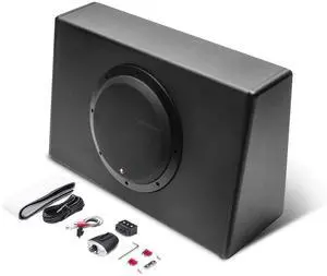 Rockford Fosgate Punch P300-10T Single 10" 300-Watt Amplified Truck Sealed Box Subwoofer - Black