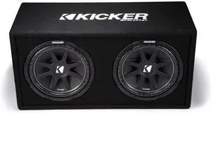 Kicker 43DC122 Dual Comp 12-inch Vented Subwoofer Enclosure 2-Ohm, RoHS Compliant