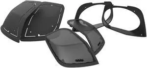 Hogtunes Retro LID-RM Saddlebag Lid Speaker Adaptors That Hold 6"x9" Speakers (2 Pack), Fits 2014-2024 Harley-Davidson Saddlebag Lids