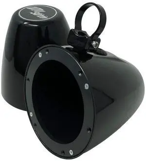UTV Stereo 6.5" Speaker Roll Cage Speaker Pods - Mounts to UTV Roll Bar Fits Polaris RZR, Can Am X3 and More (1.85")