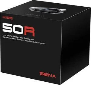 Sena 50R-01 Bluetooth Single Headset Kit for Motorcycles (1 Headset), 50R-01