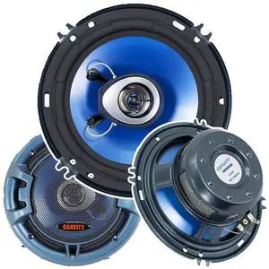 (Pair) Gravity 6.5" inch 2-Way 230 Watts Coaxial Car Speakers CEA Rated - 1686H