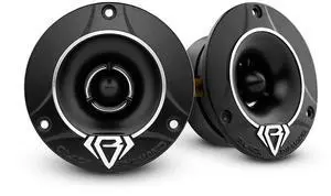 BLACK DIAMOND Dia-T1 1" Super Bullet Tweeter 240 Watts 4-Ohm Ohms Built in Crossover (2 Speakers)
