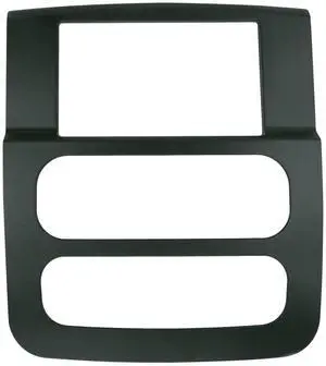 Scosche CR1299DDB Compatible with 2002-05 Dodge Ram ISO Double Din Dash Kit Black