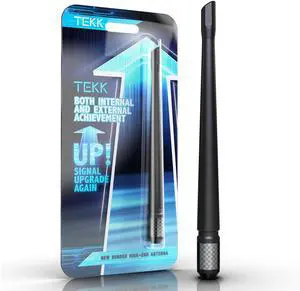 TEKK Carbon Fiber Short Antenna Compatible with Select Models Ford F150 1997-2023 / Ford Bronco 2021-2023/7.9 Inches Premium Flexible Rubber/Designed for Enhance FM/AM Radio Signal Reception