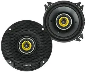 Pair KICKER 46CSC44 4" 300 Watt 4-Ohm 2-Way Car Audio Coaxial Speakers CSC44