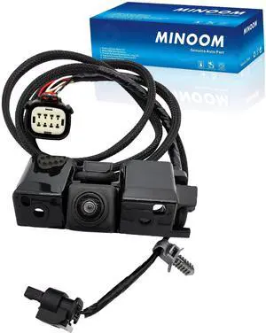 MINOOM 84062896 Backup Camera 8-Pin Rear View Tailgate Parking Camera Replacement for Chev-y Silverado G-M-C Sierra 1500 2500 3500 Part No.#2336372784032513590-111PAC100