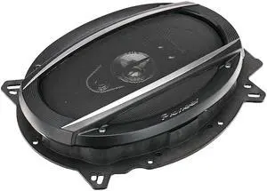 Pioneer TS-A6970F, 4-Way Car Audio Speakers, Full Range, Clear Sound Quality, Easy Installation and Enhanced Bass Response, 6 x 9 Speakers, Black