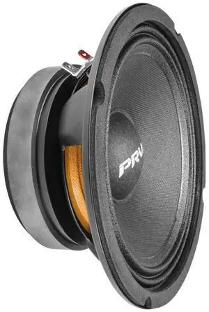 PRV AUDIO 6.5 Midbass Speaker 6MB200-4 v2 4 Ohms - 200 Watts 93.5 dB 1.5" Voice Coil - 6 Inch Speaker for Car Audio with Outstanding Vocals and Punch for Small Custom Enclosures - Pro Audio (Single)