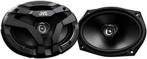 JVC CS-DF6920 DRVN Series 6x9 inch 2-Way 400 Watt Car Speakers (Coaxial) - Set of 2 (Black) with Powerful Sound and Tough Looking Design