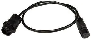 Lowrance 000-14068-001 7 Pin Transducer to Hook²/Reveal & Cruise Adapter, Black