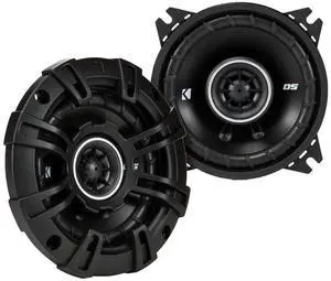 (2) Kicker 43DSC404 4-Inch 4 Ohm Coaxial Car Speakers - (1) Pair