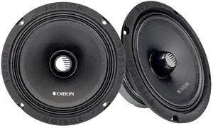ORION Cobalt CM654 High Efficiency 6.5" Mid-Range Bullet Loudspeakers, 1000W Max Power, 250W RMS, 4 Ohm, 1.5" Voice Coil - Pro Car Audio Stereo, Midrange Speakers (Pair)