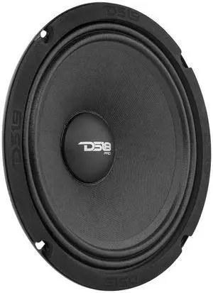 DS18 PRO-NS6.4 6.5 Inches Shallow Loudspeaker Car Audio - Midrange, 300W Max, 150W RMS, 4 Ohms, Slim Neodymium Magnet - The Most Elegant Neodymium Midrange Loudspeakers Available (1 Speaker)