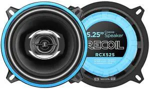 RECOIL RCX525 Echo Series 5.25-Inch Car Audio Coaxial Speaker System