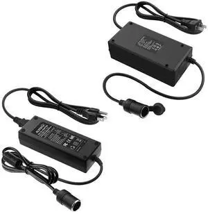ALITOVE 12V 10A 120W and 15A 180W AC to DC Converter 100V ~ 240V to 12 Volt Power Supply Adapter Car Cigarette Lighter Socket for Car Vacuum Cleaner, Car Refrigerator and Other Car Devices