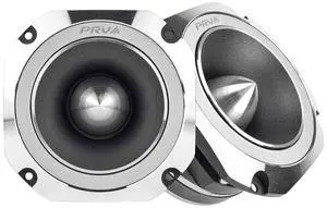 PRV AUDIO 4 Inch Titanium Bullet Tweeter Pair TW700Ti-4 Slim Profile, 200 Watts Program Power, 4 Ohm, 100 Watts RMS, 1.5 in Voice Coil Super Tweeter Pro Car Audio (Pair)