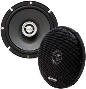 PowerBass OE-652-6.5" Coaxial Speakers 2-Ohm - Pair