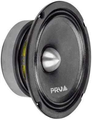 PRV AUDIO 6.5 Inch Midrange Bullet Speaker 6MR400-4 Bullet, 4 Ohm 400 Watts High Performance Car Audio Loudspeaker High Output Sound (Single)