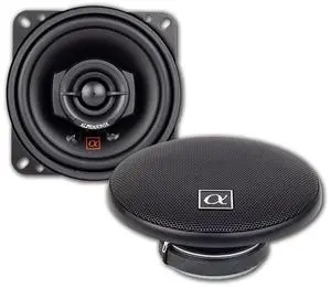 Alphasonik 1 Pair of NS42 Neuron Series 4" (240 Watts Max for The Pair) 120 Watts Max Per Speaker 2-Way Full-Range Car Audio Speaker with PEI Dome Tweeter Polypropylene Cone Grilles Included