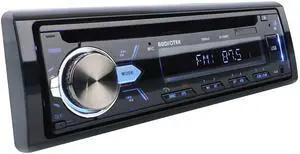 New Audiotek AT-990BT CD / MP3 Car Audio Receiver Works with USB, SD, Bluetooth, Compatible with MP3/WMA/CD-R/RW/USB/SD/MMC Slots, Sensitive FM Receiver, AUX in Front