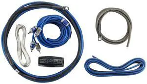 KICKER 46CK8 8 AWG Complete Amplifier Installation Wire Kit