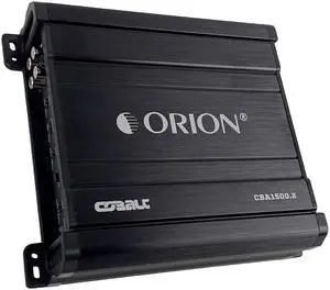 Orion Cobalt Series CBA1500.2 High Efficiency 2-Channel Class A/B Amplifier for Car Audio Stereo - 1500W High Output, 2/4 Ohm Stable, Adjustable Low/High Pass, Bass Boost, MOSFET Power Supply