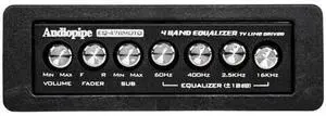Audiopipe EQ47BMOTO 4 Band 7v Graphic Equalizer