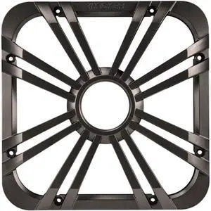 Kicker 10-inch (25cm) Square Subwoofer Grille for 11S10L7,LED, Charcoal