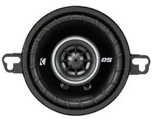 Kicker DSC350 3.5-Inch (89mm) Coaxial Speakers, 4-Ohm (Pair)