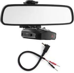 Radar Mount Mirror Mount + Mirror Wire for Cobra Radar Detectors - RAD 480i 380 450 350 XRS (4001103)