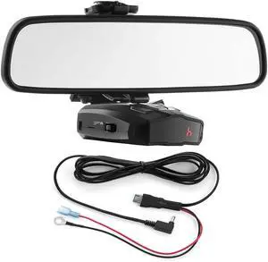 Radar Mount Mirror Mount + Direct Wire for Cobra Radar Detectors - RAD 480i 380 450 350 XRS (3001203)