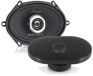 Lanzar 2-Way Universal Car Stereo Speakers - 200W 5 x 7 / 6 x 8 Universal OEM Quick Replacement Component Speakers Vehicle Door/Side Panel Mount Compatible, Pro Audio Car Speakers DCT5.72 (Pair)