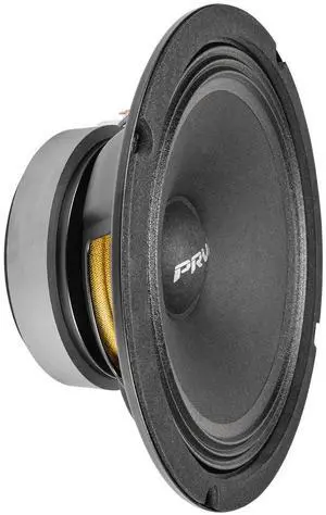 PRV AUDIO 8MR450A 8 Inch Midrange Speaker, 8 Ohms, 450 Watts, 96 dB, Mid Range Loudspeaker for High Output Pro Sound System (Single)