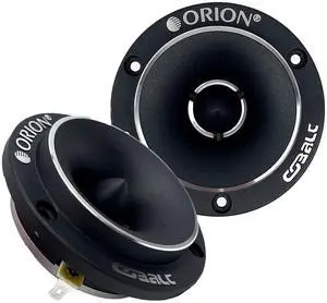 ORION Cobalt Series CTW2.0NEO 3.8 Super Bullet Neodymium Tweeter | Aluminum Diaphragm, 1 Voice Coil, 100W RMS, 400W Max, Built-in Crossover - Pro Car Audio Tweeter (Pair)