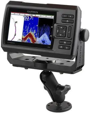 RAM Mounts Garmin Marine Electronic Mount RAM-B-111U with Medium Arm Compatible with Select Garmin Devices
