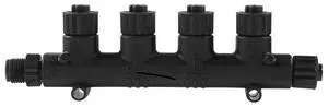Regatta Processing NMEA 2000 (N2k) 4-Port MultiPort (Tee) T-Connector for Garmin Lowrance Simrad B&G & Navico Networks