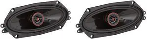 Cerwin Vega HED Series 4"x10" 2-Way Coaxial Car Speakers (4, 50W RMS) Car Audio System (H7410)