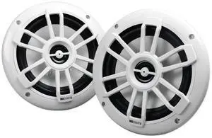 MB Quart NF1-116 Nautic Series 6.5-Inch 80-Watt Coaxial Speakers (White)