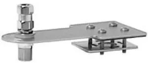 FireStik SS-194A Pickup Truck Bedrail Stakehole Antenna Mount - Stainless Steel