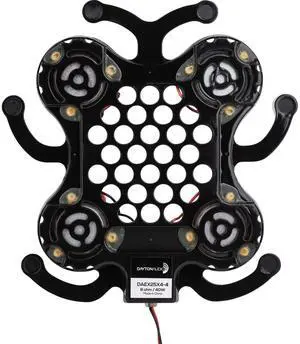 Dayton Audio DAEX25X4-4 Bullfrog Vented Disc Spider 25mm x 4 Exciter with 320mm Cable 40W 8 Ohm