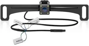 BOSS Audio Systems ELPC40B Backup Car Truck Rearview Reverse Camera - License Plate Mount, 170° Wide Angle Rear View, Low Light Visibility Back Up Cam