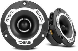 DS18 PRO-TWX1 Super Tweeter 1" Aluminum Frame and Diaphragm, 240W Max, 4 Ohms, Built in Crossover - PRO Tweeters are The Best in The Pro Audio and Voceteo Market - Pair