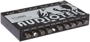 Audiotek At-eq500 Eq500 5-Band Graphic Equalizer with Subwoofer Output and Cd/Radio Selector Switch