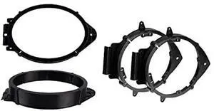 6x9" Front + 6" 6.5" 6.75" Rear Car Speaker Install Adapter Mount Bracket Plates -Made for Chevrolet: 2015-2022 Tahoe;; Made for GMC: 2015-2022 Canyon, 2015-2022 Yukon + More