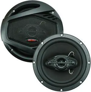 Gravity SGR654 6.5 Inch 4-Way Car Audio Full Range Speakers - 800Watts Maximum Power Handling Moisture Resistant Rubber Surround Frequency Response- 60Hz- 20KHz -Pair