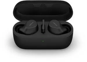 Jabra Evolve2 True Wireless Earbuds - in-Ear Bluetooth Earbuds with Active Noise Cancellation MultiSensor Voice Technology - Certified to Work with Your Virtual Meeting Apps - Black